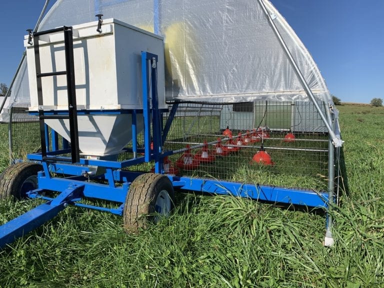 Mobile Range Coop [Broilers] Model 600 The Mobile Chicken House