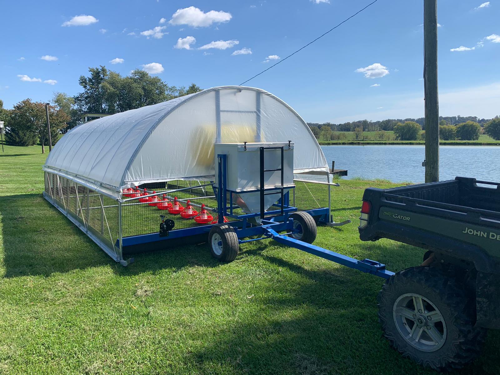 movable broiler coop